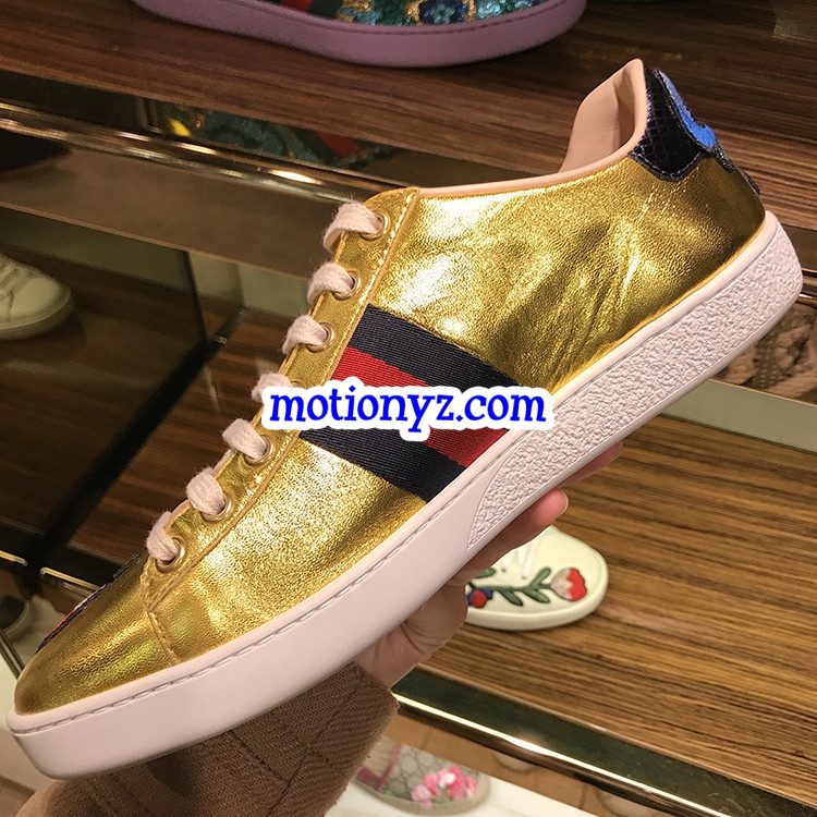 GC Ace Embroidered Sneaker Golden Flower